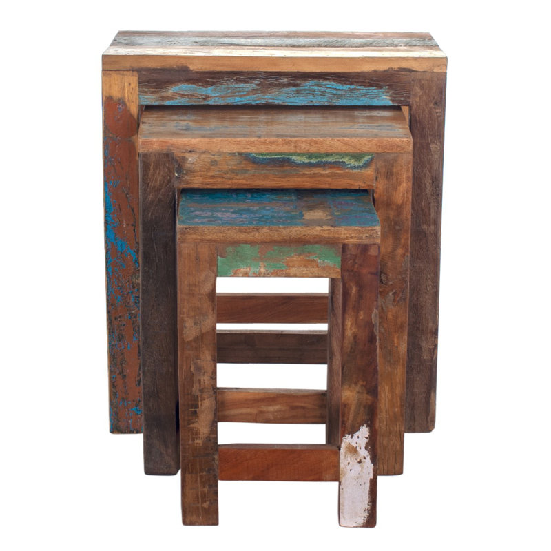 Colligan Solid Wood Accent Stool