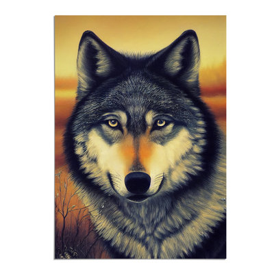 Beautiful Wolf - Wall Art