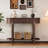 Curved Design Console Table with Drawers-7181350