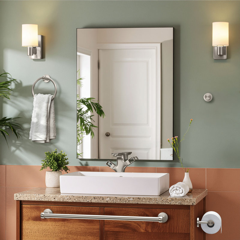 Gibson Wall Mounted Towel Ring | Satin Nickel Finish, Satin Nickel