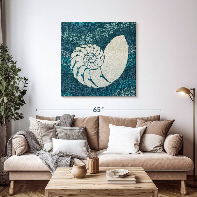 Aletra Sea Glass III, 39" H x 39" W