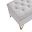 Banc rembourré en tissu avec 4 pieds-1164397997
