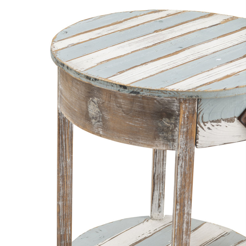 Swiftsure Solid Wood End Table with Storage