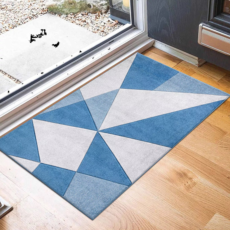 Weslyn Indoor Doormat, Blue
