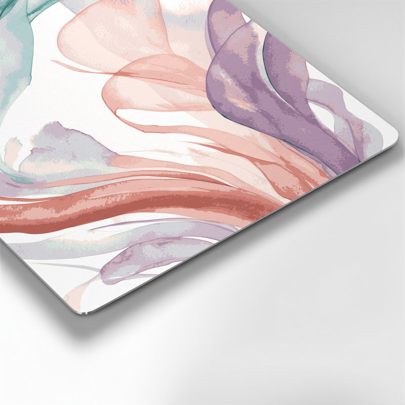 Aquarelle abstraite, art mural gris en métal 70, H 18 po x l 12 po