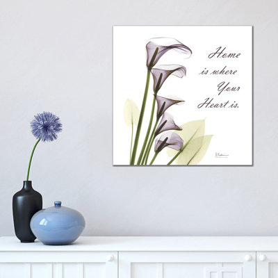 Calla Lilies Home by Albert Koetsier - Wrapped Canvas Painting
