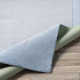 Dolma Handmade Loomed Wool Gray/Aqua Rug