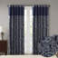 Paire de rideaux jacquard (2 panneaux)