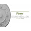 Médaillon de plafond fleur Endurathane, DO 27 po x P 1 1/8 po (convient aux auvents jusqu'à 3 7/8 po), apprêté en usine-29073894
