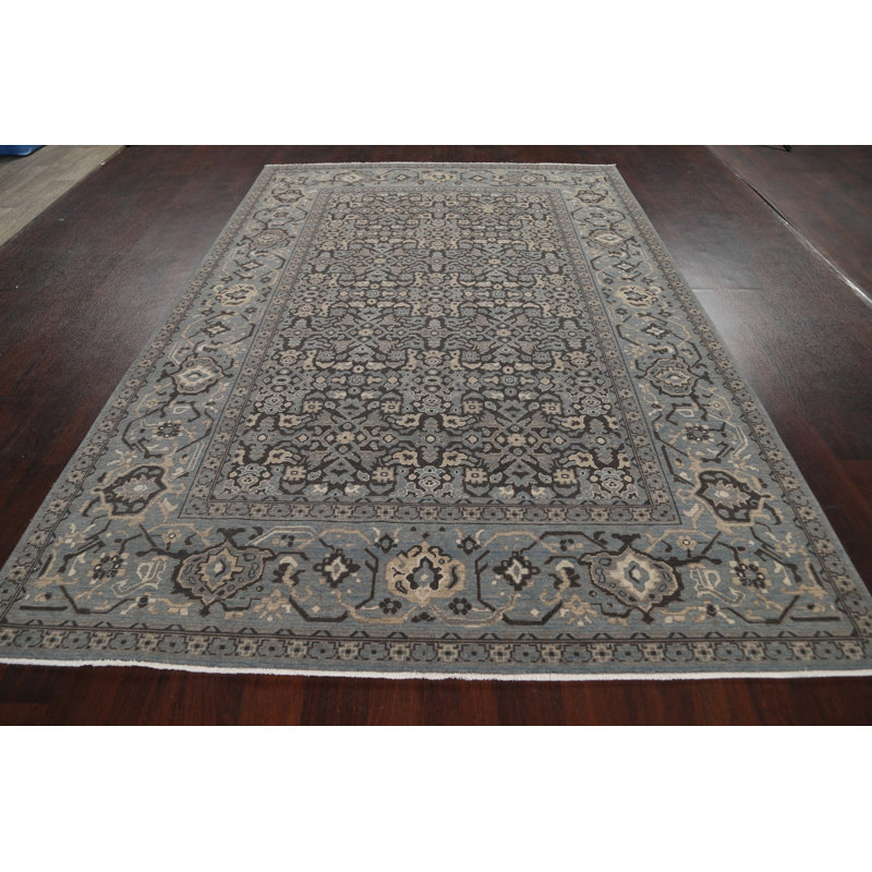 Tapis oriental gris / beige en laine