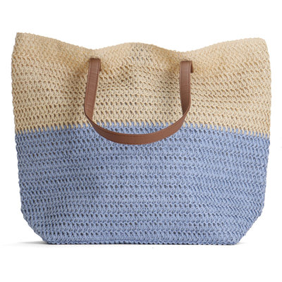 Sac fourre-tout pique-nique en paille - simple