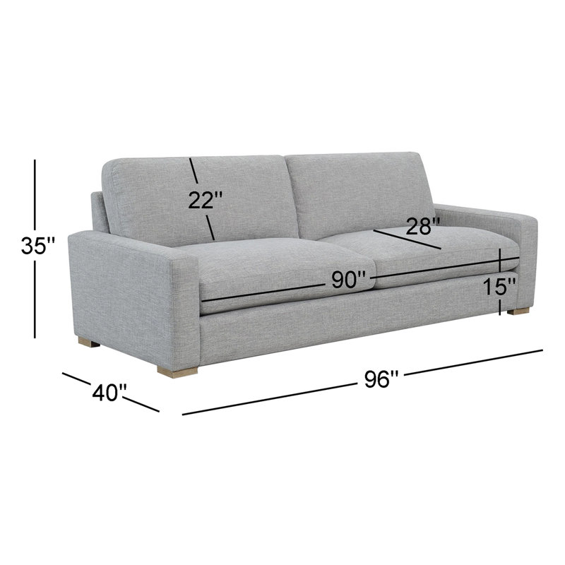 Vern Upholstered 96 " Chenille Sofa