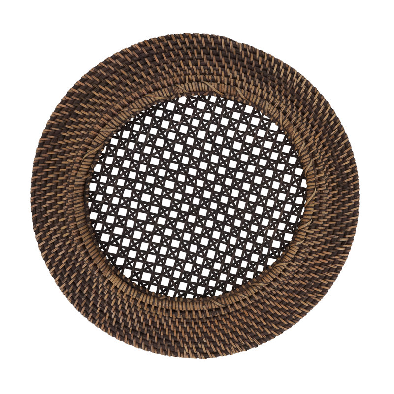 Sousplat Charger, Dark Brown