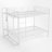 Full Over Full Bunk Bed With Clothes Tree And LED Lights-674358821-694136823