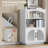 46" Bookshelf And Bookcase, Small Bookcase With Glass Door, 3 Tier Mid-century Book Shelves W/ Deep Storage Cabinet And Adjustable Shelves, Wood Standing Small Book Shelf For Home Office Kitchen-805062890