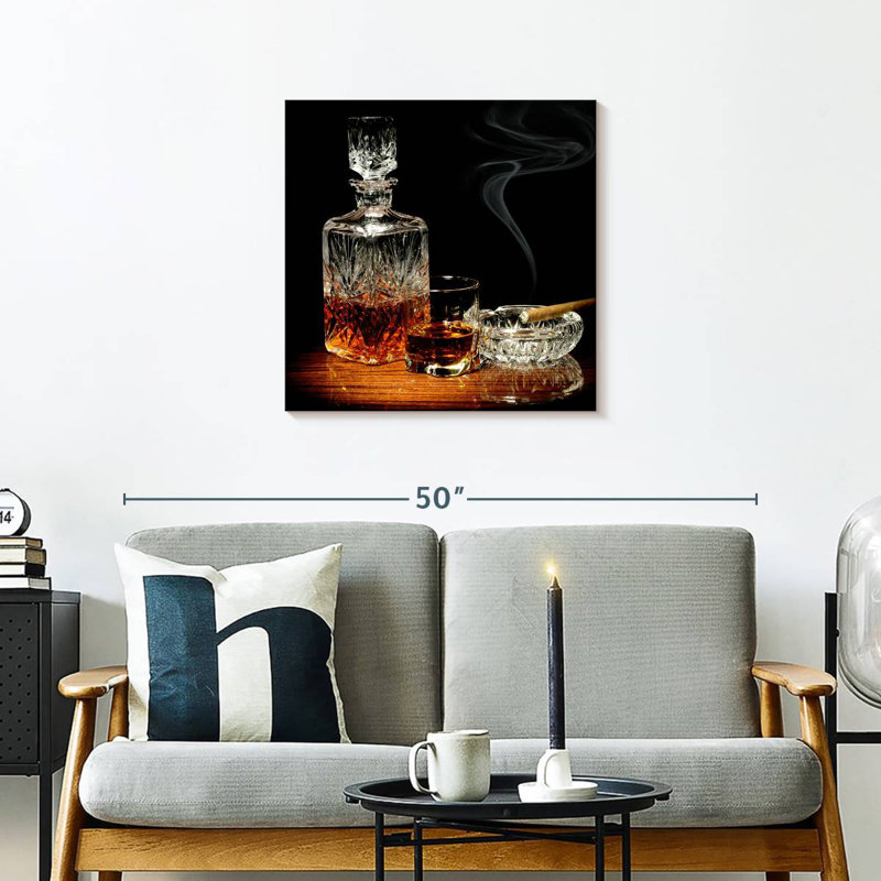 Carafe à décanter et cigare Yarlin, H 24 po x l 24 po