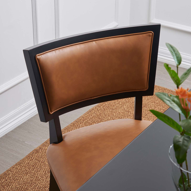 Ensemble de 2 chaises de salle à manger en cuir Pristine