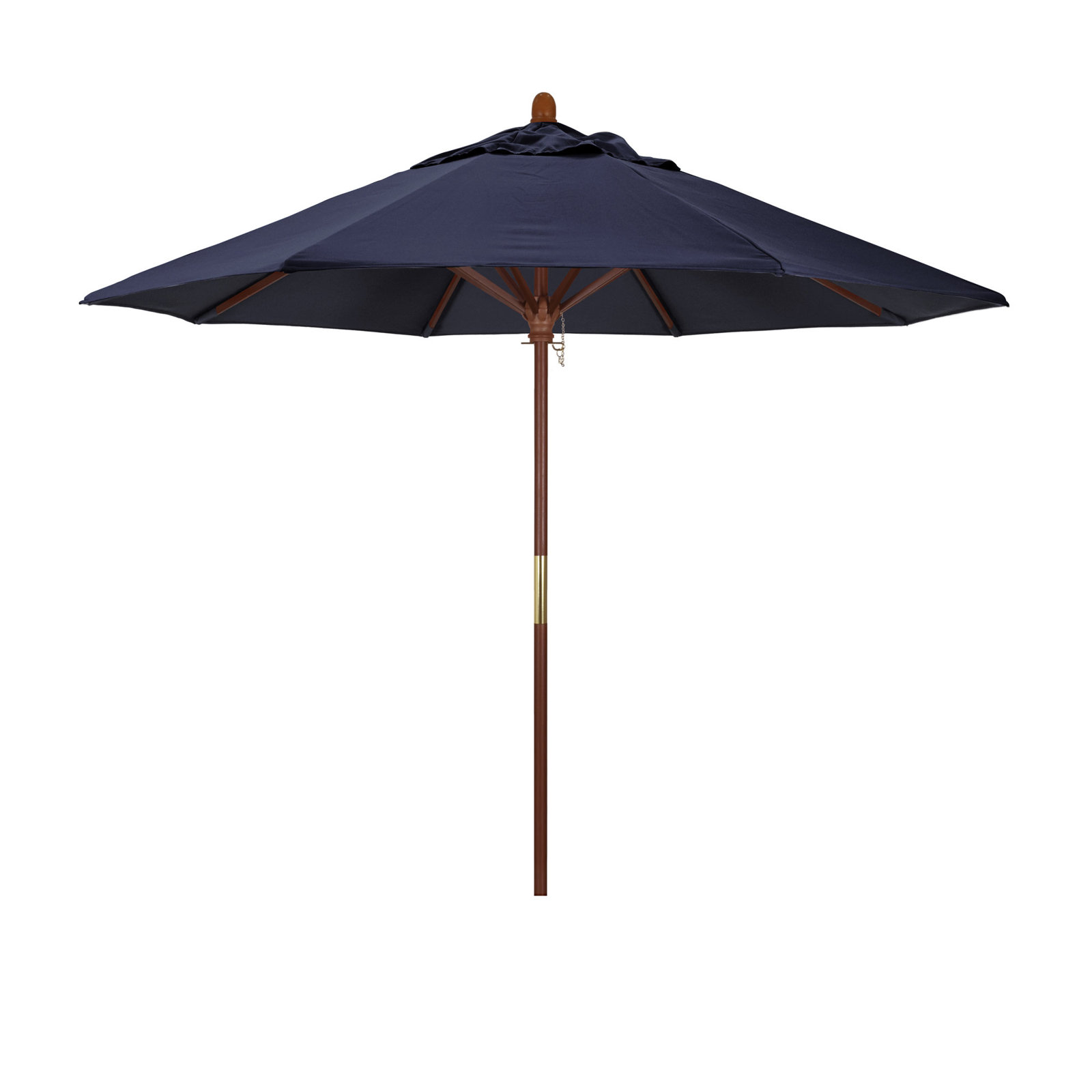 Manford 108'' Sunbrella® Outdoor Umbrella, Canvas Navy Sunbrella® Canvas
