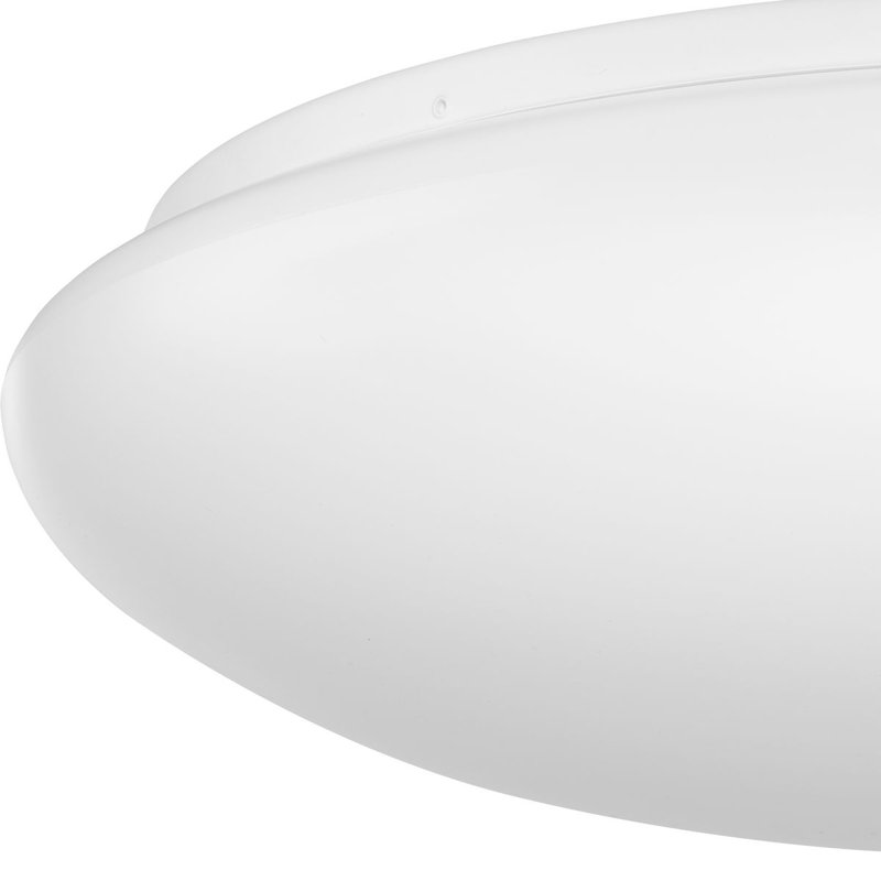 Plafonnier encastré blanc moyen 5 lumières CCT, H 3,75 po x l 13,78 po x P 13,78 po
