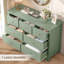 Commode double à 7 tiroirs 47,2 "Ariee, blanc-124653023