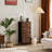  2/4-Drawer Dresser with Metal Frame & Wood Top, Fabric Storage Organizer, Black/Gray/Brown/White-1964554263