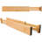 6-Pack Adjustable Bamboo Drawer Dividers