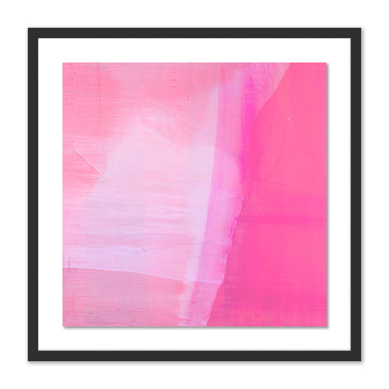 «Rose Garden» par Kim Whiteside - impression encadrée, H 24 po x l 24 po x P 1,5 po, Noir