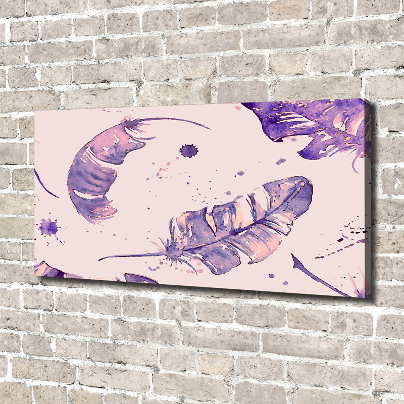Feathers - Wrapped Canvas Print