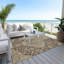 Celia Brown Washable Indoor-Outdoor Rug - -84040139