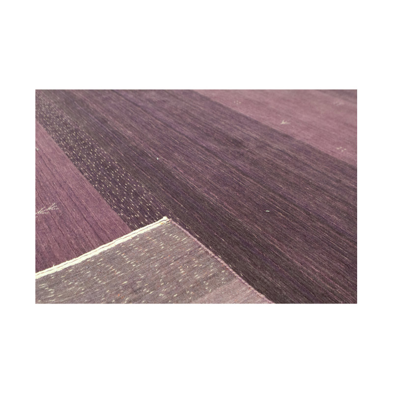 Gabbeh Wool Striped Area Rug