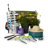 150lb Capacity Collapsible Steel Outdoor Utility Garden Cart-50028039