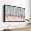 «Winter Season Birch Forest», reproduction sur toile-102858150