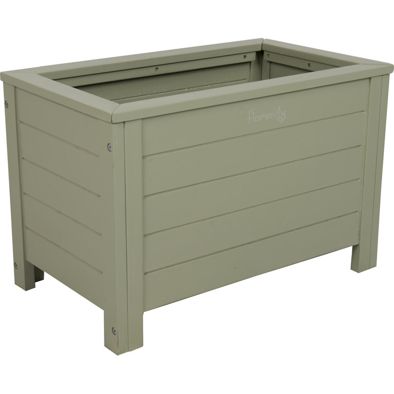 Osier Wood Planter Box, Teak