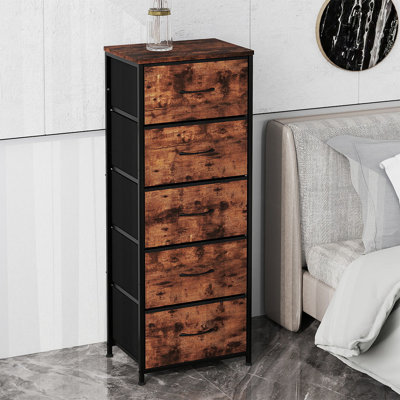 42 cm W Chest of 5 Drawers