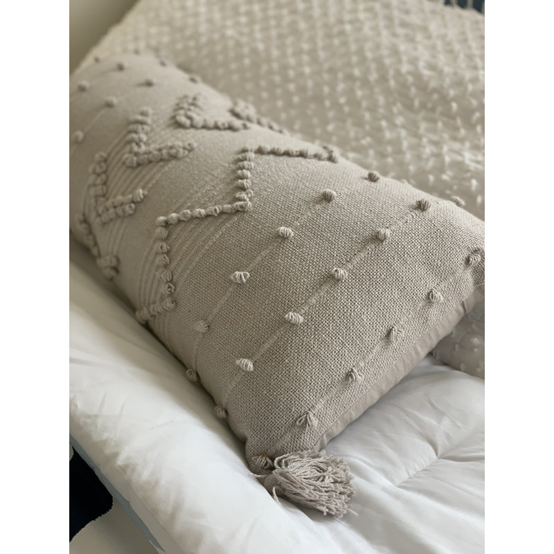 Coussin décoratif en coton, Beige