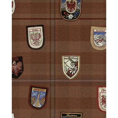 Tyrol Apres-Ski Home Gingham Wallpaper Roll