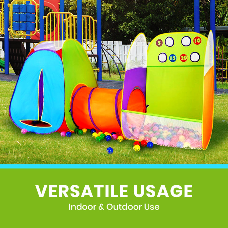 Alvantor 38'' W x 27'' D Indoor / Outdoor Polyester Triangular Play Tent