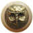 Antique Brass / Natural Wood