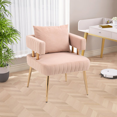 Chaise avec accoudoirs d'appoint