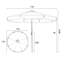 Parasol de patio drapé-1053740352