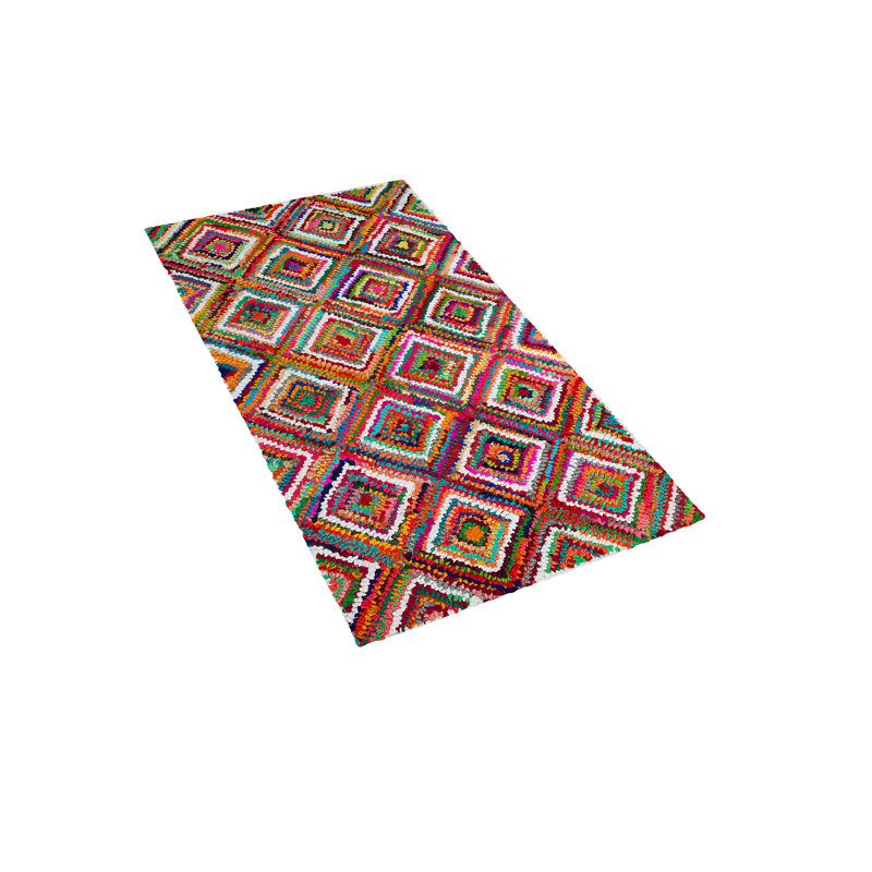 Cotton Hand Woven Area Rug, Rectangle 80 x 150cm