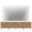 Commode à tiroirs en bois de 126 po Union Rustic-789525463