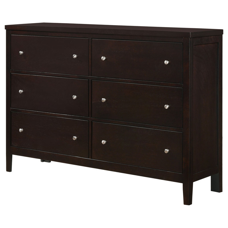 Commode 6 tiroirs Boden Cappuccino