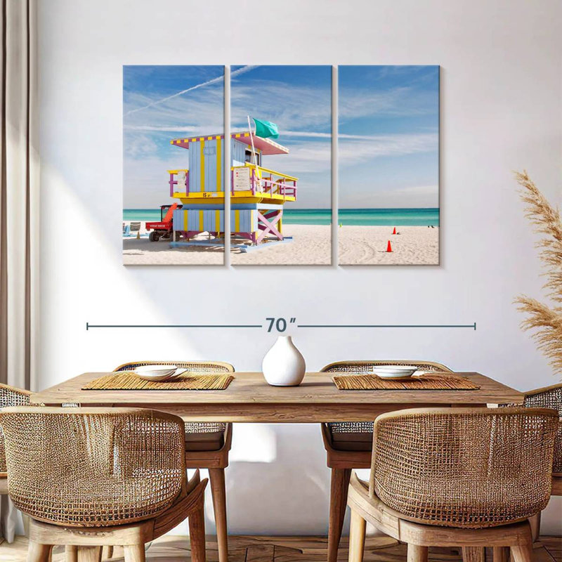 Tour de sauveteur Gillard Miami Beach, H 36 po x l 57 po