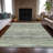 Machine Washable Indoor/Outdoor Xhevrie Green Rug-111819412