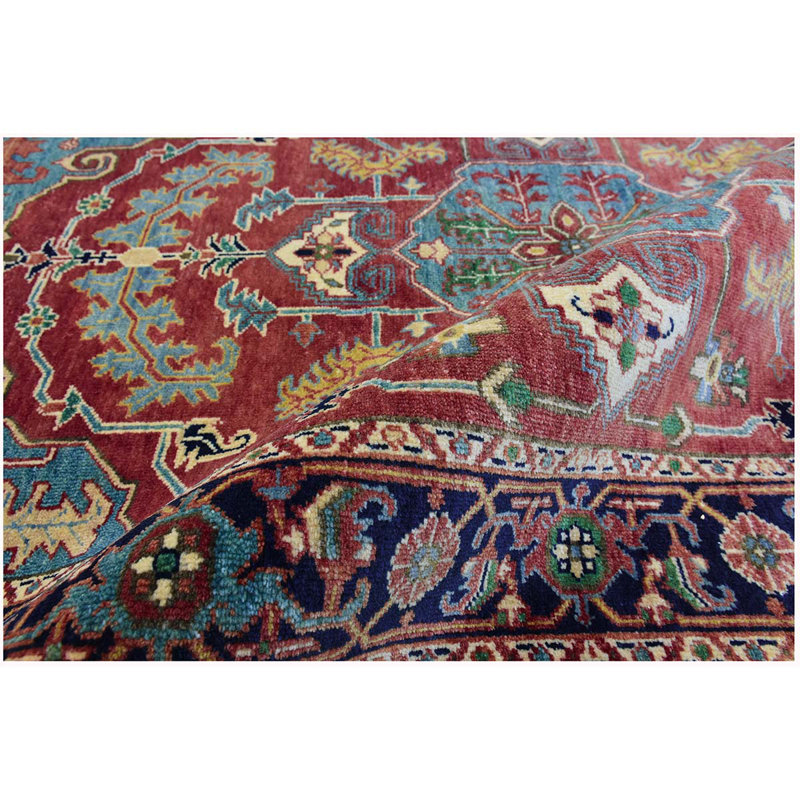 Elegant Wool Oriental Area Rug, Rectangle 3' x 5'