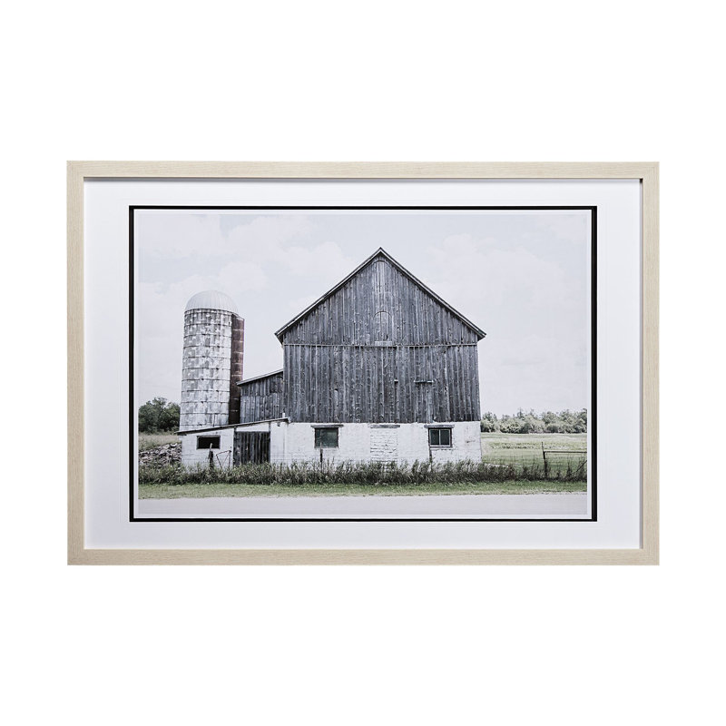 Weathered III a, reproduction d'art encadrée sous verre