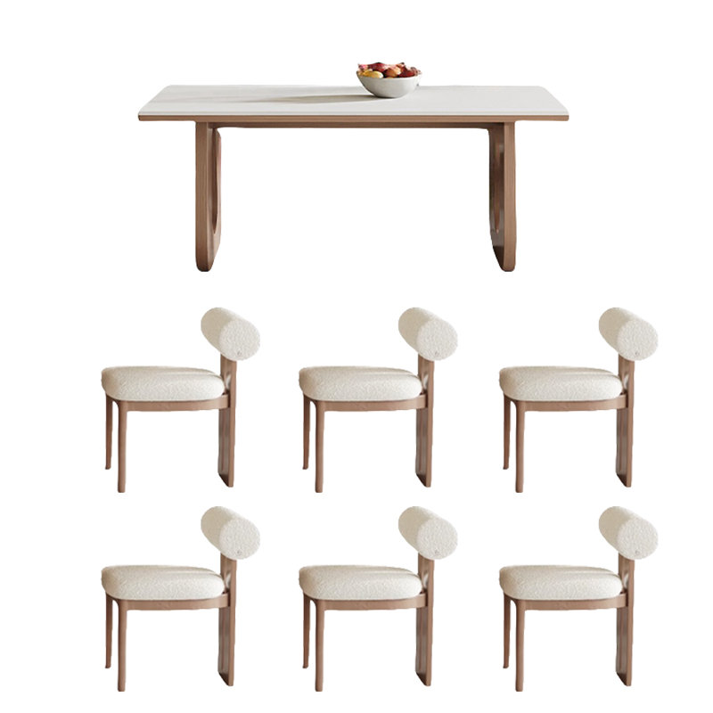 Ensemble de table et chaises Vintage, H 29,52 po x L 62,99 po x l 31,49 po