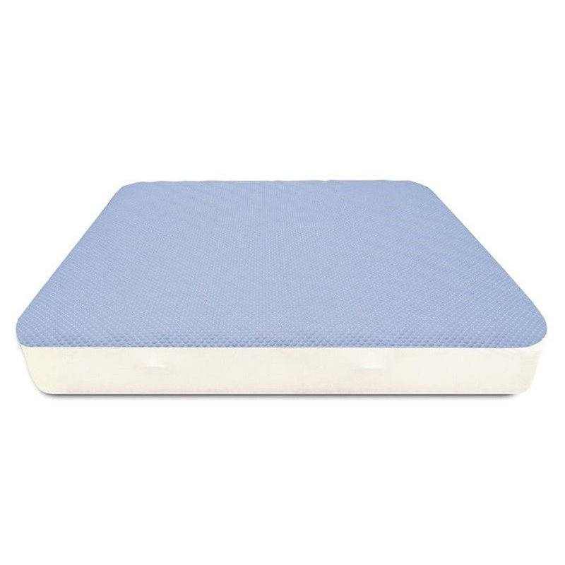 Aere Crystal Blue Cooling Waterproof Queen Mattress Protector