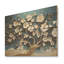 Orchidée bleue et blanche Golden Of Branches II - arbre sur bois-1332333847